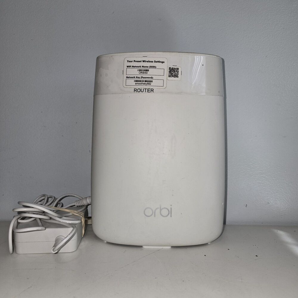 Netgear Orbi RBR50 Satellite Home Mesh WiFi Tri-band Router Works
